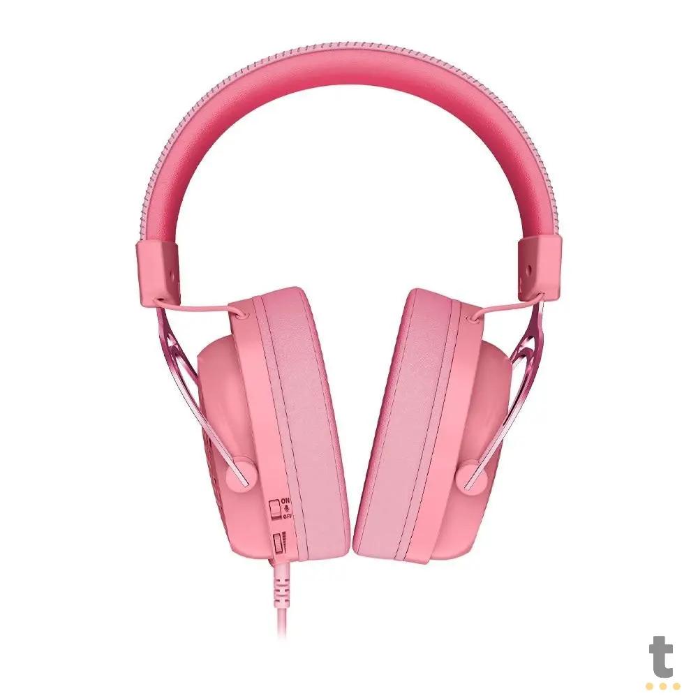 Headset Gamer Redragon Diomedes Bubblegum 7.1 Rosa - H388-P Truedata